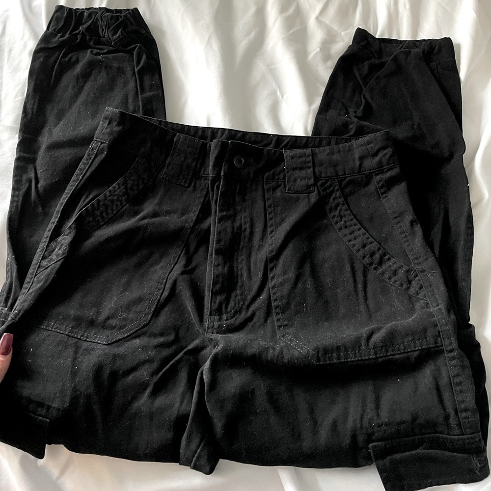 Black joggers